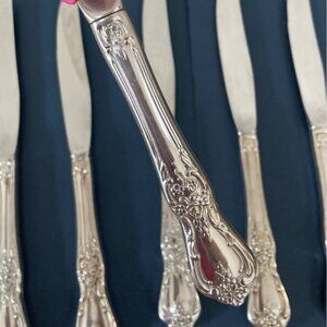 Oneida Kennett Square Set of 6 Dinner Knives HH Distinction Deluxe Stainless